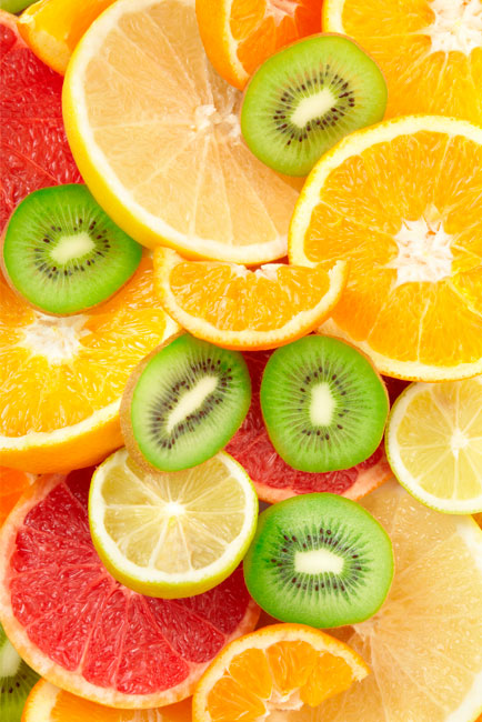 Vinilos eletrodomésticos lavavajillas frutas collage